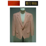 カシミヤジャケット大きいサイズピンク