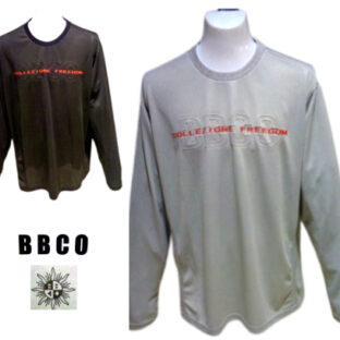 ビビコ メンズ 春夏 2024 合繊 長袖Ｔシャツ 48・50 サイズ グレー・黒 ポリエステル生地 紳士服 大きいサイズ 30代 40代 50代 60代 新品 正規品 BBCO