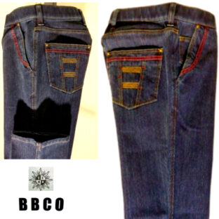 ビビコ 52 秋冬 (ALL) 2024 ストレッチ ジーンズ  52 98cm 〜 94cm サイズ 青 伸縮性 サイドポケット デニムパンツ 紳士 メンズ 40代 50代 60代 正規品 BBCO