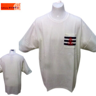 ビンチ 3L 春夏 2024 50%OFF Tシャツ 52・3L 白 ワッフル 大きいサイズ キングサイズ マリンボーダー 40代 50代 60代 メンズ 紳士服 ギフト ヴィンチ VINCI