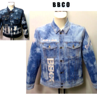 ビビコ 春夏 2024 Gジャン 46 48 50 サイズ 青 ストレッチ素材 デニムブルゾン デニム＆ニット デニムジャケット 新品・正規品 40代 50代 60代 BBCO