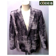 コードビー 3L 春夏 2024 ニットジャケット 52 (3L) ~ 46 (M) サイズ 白黒 ストレッチ生地 メンズ 紳士服 大きいサイズ バラシ テイスト カバーオール CODE-B